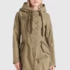 Khujo ZARIA - Parka - Army, Mujer