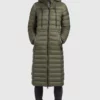 Khujo MIMI SHINE - Abrigo De Invierno - Dunkeloliv, Mujer