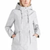 Khujo EMURI - Parka - Light Grey, Mujer