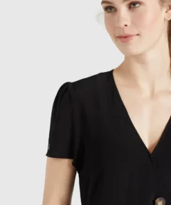 Khujo PORGY - Vestido Informal - Schwarz, Mujer -Tienda de ventas KHUJO 1ce3088e86ef4461bbc5c4968e429f02