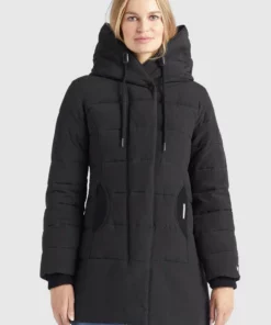 Khujo SHERMA2 - Abrigo De Invierno - Schwarz, Mujer