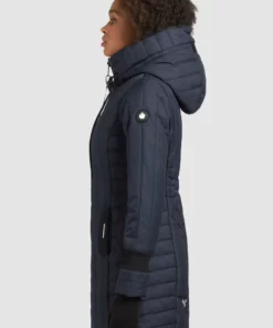 Khujo JERRY PRIME5 STRUCTURED - Abrigo De Invierno - Dunkelblau, Mujer -Tienda de ventas KHUJO 1e98b0bddf5b482aa141a0bf1d066949
