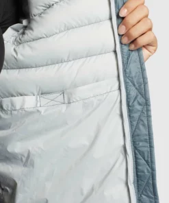 Khujo LOVINA2 SHINE - Chaqueta Fina - Blaugrau, Mujer -Tienda de ventas KHUJO 1f0416ebd3fe46f7a854e7dce1bccc55