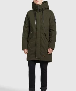 Khujo HOLDER - Abrigo De Invierno - Dunkelgrün, Hombre -Tienda de ventas KHUJO 1f0bd9221e224c6f85e28f74e2ad5ee7