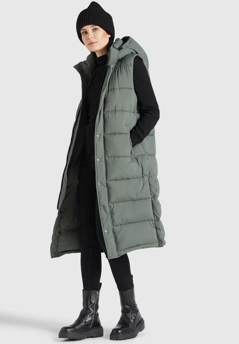 Khujo MAGNETA MATT - Chaleco - Graugrün, Mujer 5 Khujo MAGNETA MATT - Chaleco - Graugrün, Mujer - Imagen 5