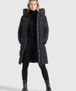 Khujo JILIAS - Abrigo De Invierno - Schwarz, Mujer -Tienda de ventas KHUJO 202fe86c00ed4130bf9dbf7d7ba5ad30
