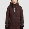 Khujo JERRY PRIME - Abrigo De Invierno - Weinrot, Mujer