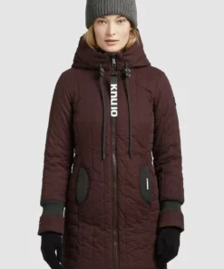 Khujo JERRY PRIME - Abrigo De Invierno - Weinrot, Mujer