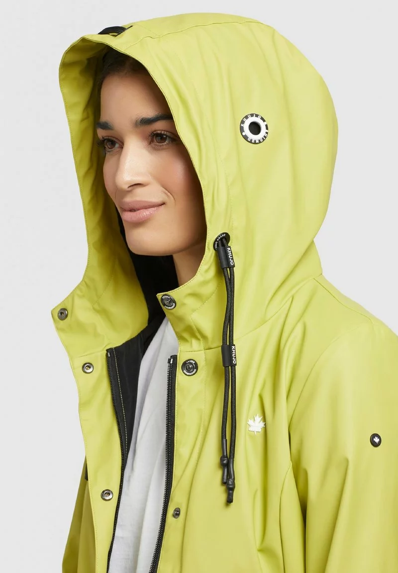 Khujo GLENNA - Impermeable - Giftgrün, Mujer 4 Khujo GLENNA - Impermeable - Giftgrün, Mujer - Imagen 4