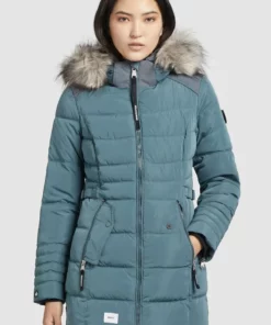 Khujo AMARAY2 - Abrigo De Invierno - Blaugrau, Mujer