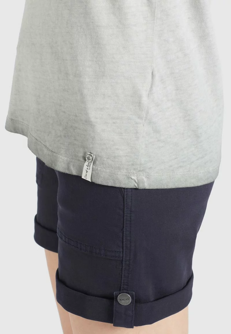 Khujo PERGOLA - Camiseta Básica - Grau, Mujer 5 Khujo PERGOLA - Camiseta Básica - Grau, Mujer - Imagen 5