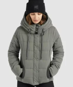 Khujo SYBILLE PEACHED - Chaqueta De Invierno - Mint, Mujer