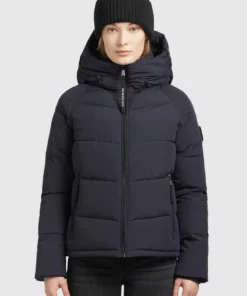 Khujo ISIDORA - Abrigo De Invierno - Dunkelblau, Mujer