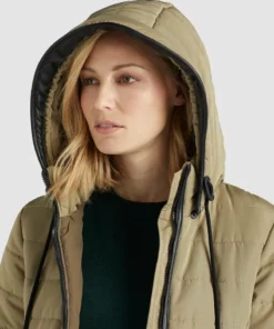 Khujo SHINE - Abrigo De Invierno - Beige, Mujer -Tienda de ventas KHUJO 235a96abe3e448408e9734763f1ff7d2