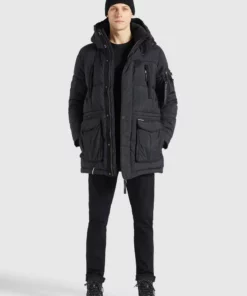 Khujo ROSS - Abrigo De Invierno - Schwarz, Hombre