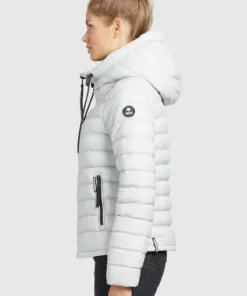 Khujo LOVINA2 SHINE - Chaqueta Fina - Hellgrau, Mujer -Tienda de ventas KHUJO 23c3dc960cf14dc18ecd0d2e33ab5cac