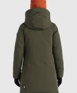 Khujo CLEAO - Abrigo De Invierno - Dunkeloliv, Mujer -Tienda de ventas KHUJO 24b6481ddf964c57b753144a02cea597