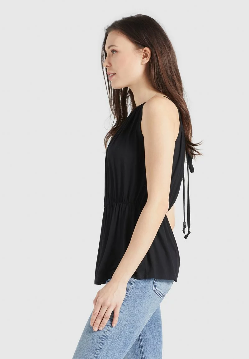 Khujo VALDA - Top - Schwarz, Mujer 4 Khujo VALDA - Top - Schwarz, Mujer - Imagen 4