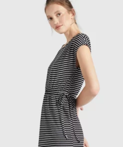 Khujo CRISTELLA - Vestido Largo - Schwarz-weiß Gestreift, Mujer 15 Khujo CRISTELLA - Vestido Largo - Schwarz-weiß Gestreift, Mujer -Tienda de ventas KHUJO 253c85494bf6417681d2faa808306d9c