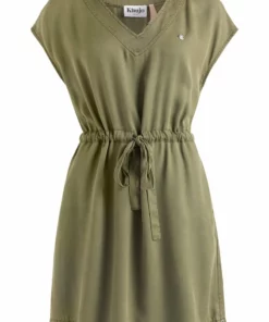 Khujo ANNELI - Vestido Vaquero - Khaki Gewaschen, Mujer -Tienda de ventas KHUJO 25f92d2f4cbd436f9ad2ceac9d249714