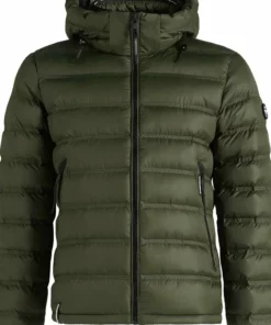 Khujo TUDOR - Chaqueta De Invierno - Dunkeloliv Polyester, Hombre -Tienda de ventas KHUJO 263ce51900874da3b356453bb296e105