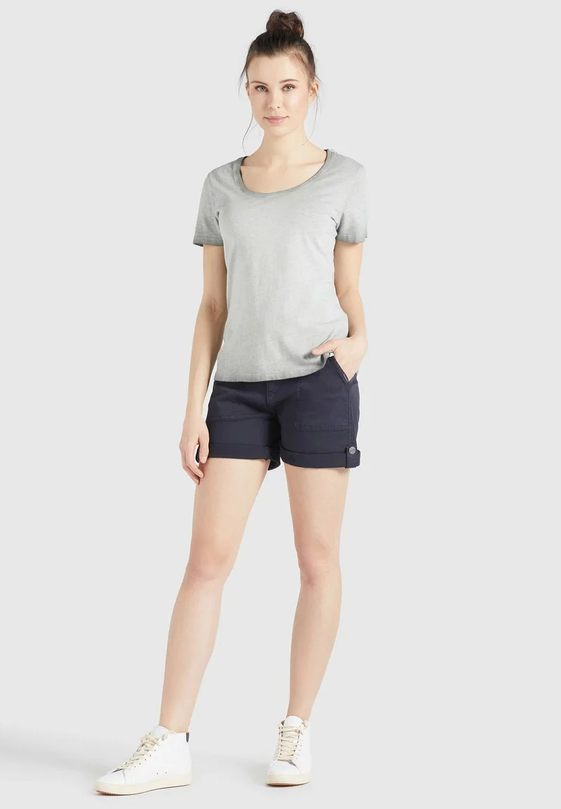 Khujo PERGOLA - Camiseta Básica - Grau, Mujer 2 Khujo PERGOLA - Camiseta Básica - Grau, Mujer - Imagen 2