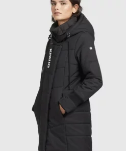 Khujo ELVA STRUCTURED - Abrigo De Invierno - Schwarz, Mujer