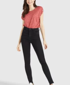 Khujo TALAJA - Camiseta Estampada - Rosa-schwarz Gemustert, Mujer -Tienda de ventas KHUJO 27450d15e23c4d3aa4d721e95ffe68c3