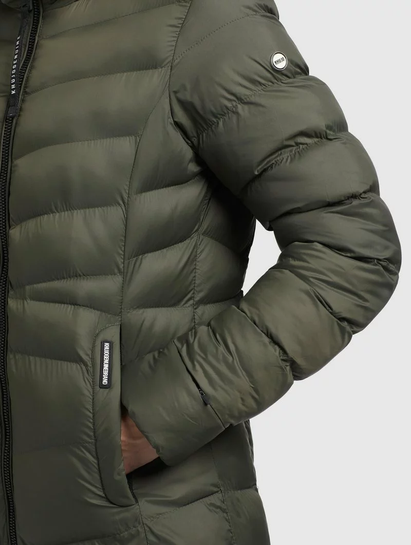 Khujo INGRAM SHINE - Abrigo De Invierno - Dunkeloliv, Mujer 8 Khujo INGRAM SHINE - Abrigo De Invierno - Dunkeloliv, Mujer - Imagen 8