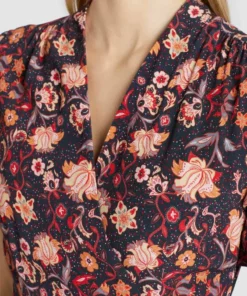 Khujo FROMMET - Vestido Informal - Orange-rot Gemustert, Mujer -Tienda de ventas KHUJO 2893ae7bfac343a582bb4eebafe6055d