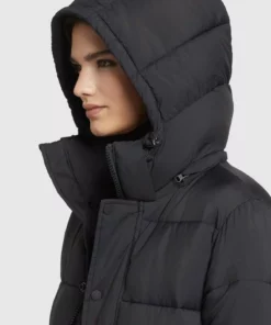 Khujo CORINNA MATT - Abrigo De Invierno - Schwarz, Mujer -Tienda de ventas KHUJO 2a35d03eea1047f7a47fbceee3dc7b88