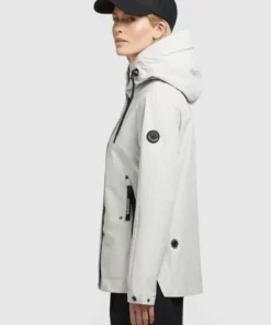 Khujo KAYA - Chaqueta Outdoor - Hellgrau, Mujer -Tienda de ventas KHUJO 2b9d16b2536b4179a76e972a1a1062e5