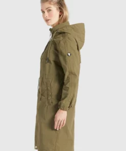 Khujo VOYA - Parka - Khaki, Mujer -Tienda de ventas KHUJO 2ceec290c0c64bbf93ee38e6ea275098