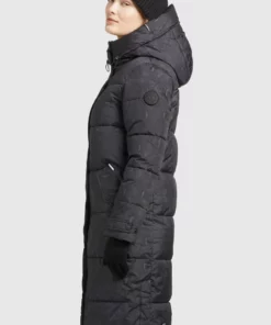 Khujo DAKOTA - Abrigo De Invierno - Schwarz Schlangenmuster, Mujer -Tienda de ventas KHUJO 2e504cd3a8684559938d07e361289a64