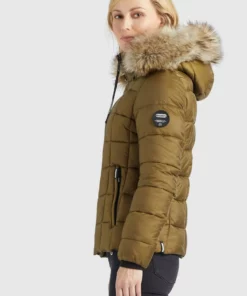 Khujo EAVAN - Chaqueta De Invierno - Oliv, Mujer -Tienda de ventas KHUJO 2ea56aa90b4342ae8036245bbe123cf8