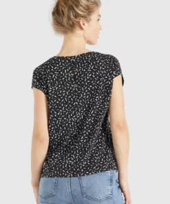 Khujo TALAJA - Camiseta Estampada - Schwarz-weiß Gemustert, Mujer -Tienda de ventas KHUJO 2eca5a8e3adc40fe9ba29d9823c0a129