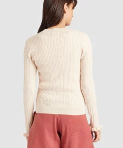 Khujo SUSTU - Chaqueta De Punto - Beige, Mujer -Tienda de ventas KHUJO 2f935985a7104765904570235354859a