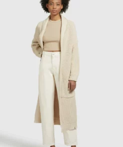 Khujo LIA - Chaqueta De Punto - Beige, Mujer -Tienda de ventas KHUJO 2fe4fc3f39fd44fa927e478ac62c7140