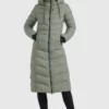 Khujo INGRAM MATT - Abrigo De Invierno - Graugrün, Mujer