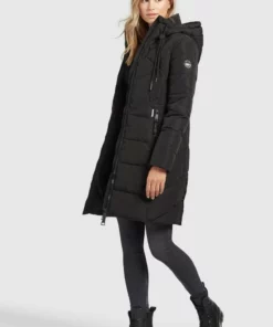 Khujo ELESSA2 - Abrigo De Invierno - Schwarz, Mujer -Tienda de ventas KHUJO 30ea516ec6834ea389cf428f79e36c1b