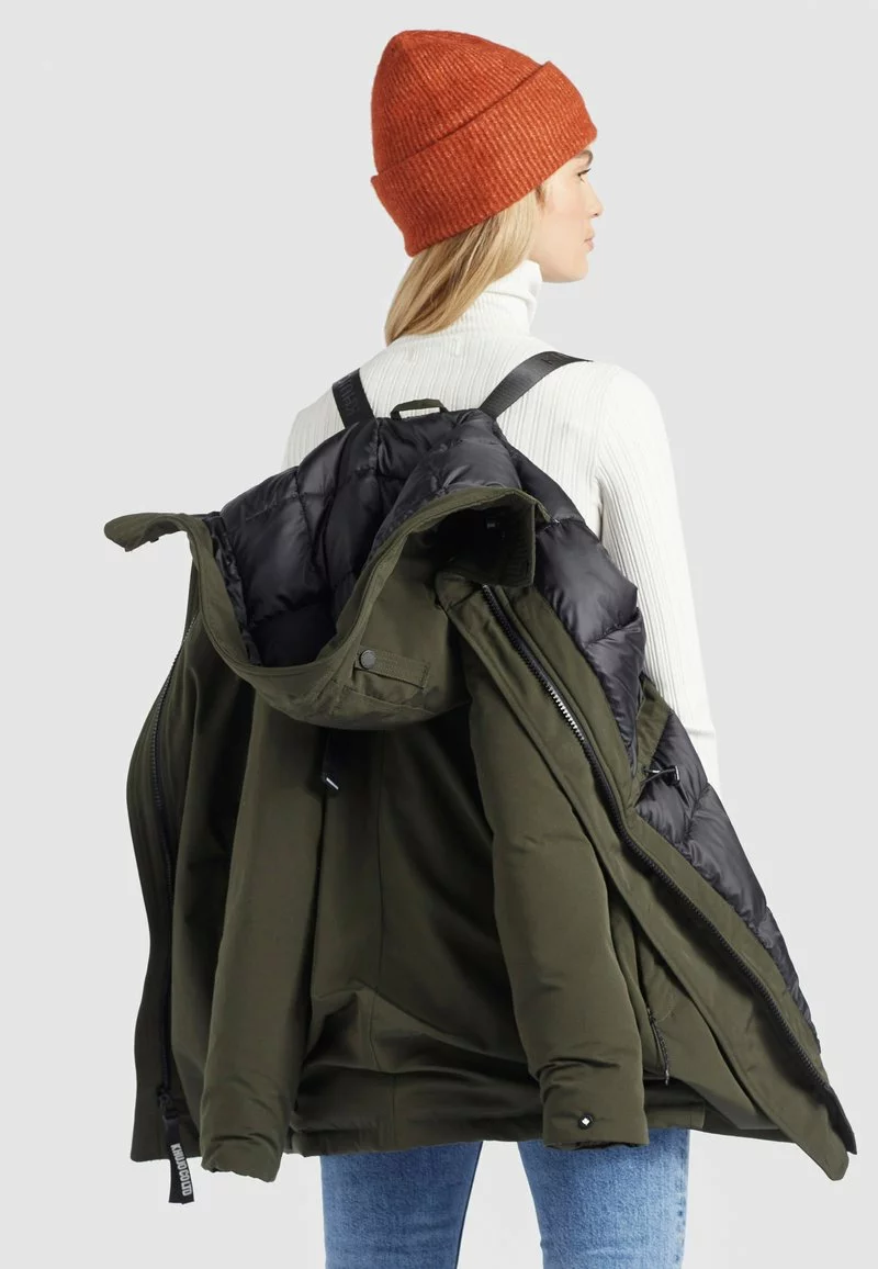 Khujo KANDA - Abrigo De Invierno - Dunkeloliv, Mujer 6 Khujo KANDA - Abrigo De Invierno - Dunkeloliv, Mujer - Imagen 6