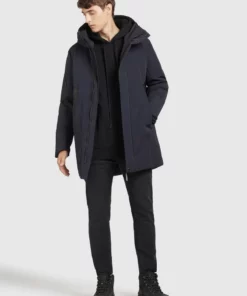 Khujo RACE - Abrigo De Invierno - Dunkelblau, Hombre