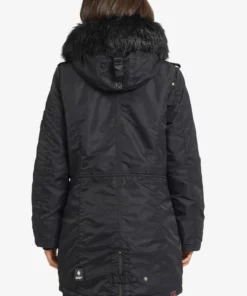 Khujo LORENE - Abrigo De Invierno - Black, Mujer -Tienda de ventas KHUJO 33c390a1a0c34252846c0c7a6d8599c2