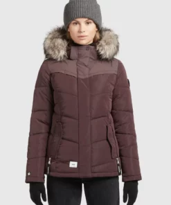 Khujo WINSEN - Chaqueta De Invierno - Weinrot, Mujer -Tienda de ventas KHUJO 33ca0ff84ad5498baeb016baf34a13a1