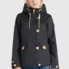 Khujo FARAI - Chaqueta Outdoor - Schwarz, Mujer