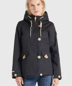 Khujo FARAI - Chaqueta Outdoor - Schwarz, Mujer