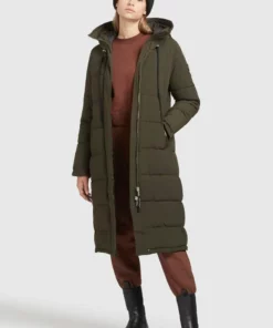 Khujo LIZZ - Abrigo De Invierno - Dunkeloliv, Mujer