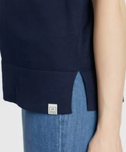 Khujo ALLMUT - Camiseta Básica - Dark Blue, Mujer -Tienda de ventas KHUJO 34c20f72af1d44a2b0c5184d34977d49