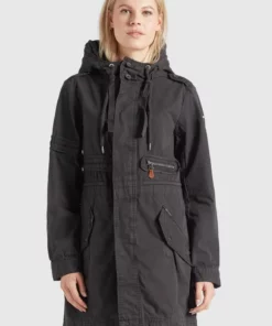 Khujo BANELE - Parka - Black, Mujer