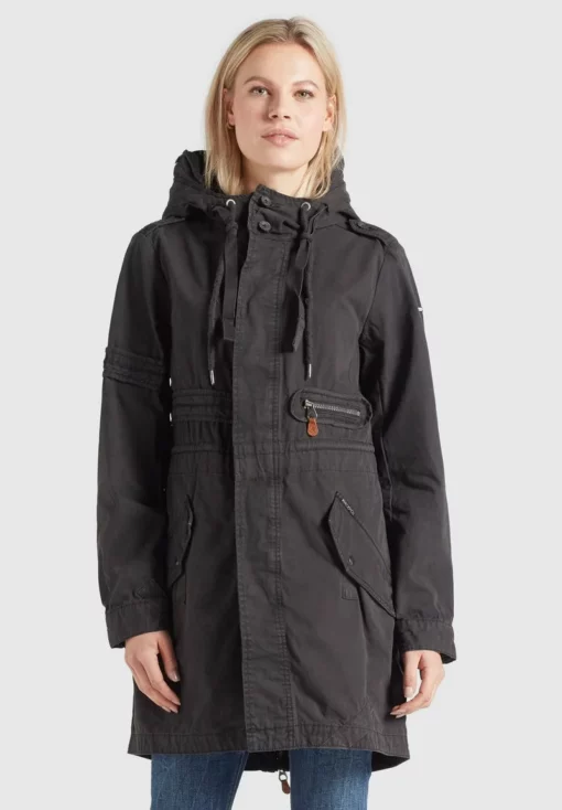 Khujo BANELE - Parka - Black, Mujer -Tienda de ventas KHUJO 350549ad73c44a6fb5ee0d9fe21f5643